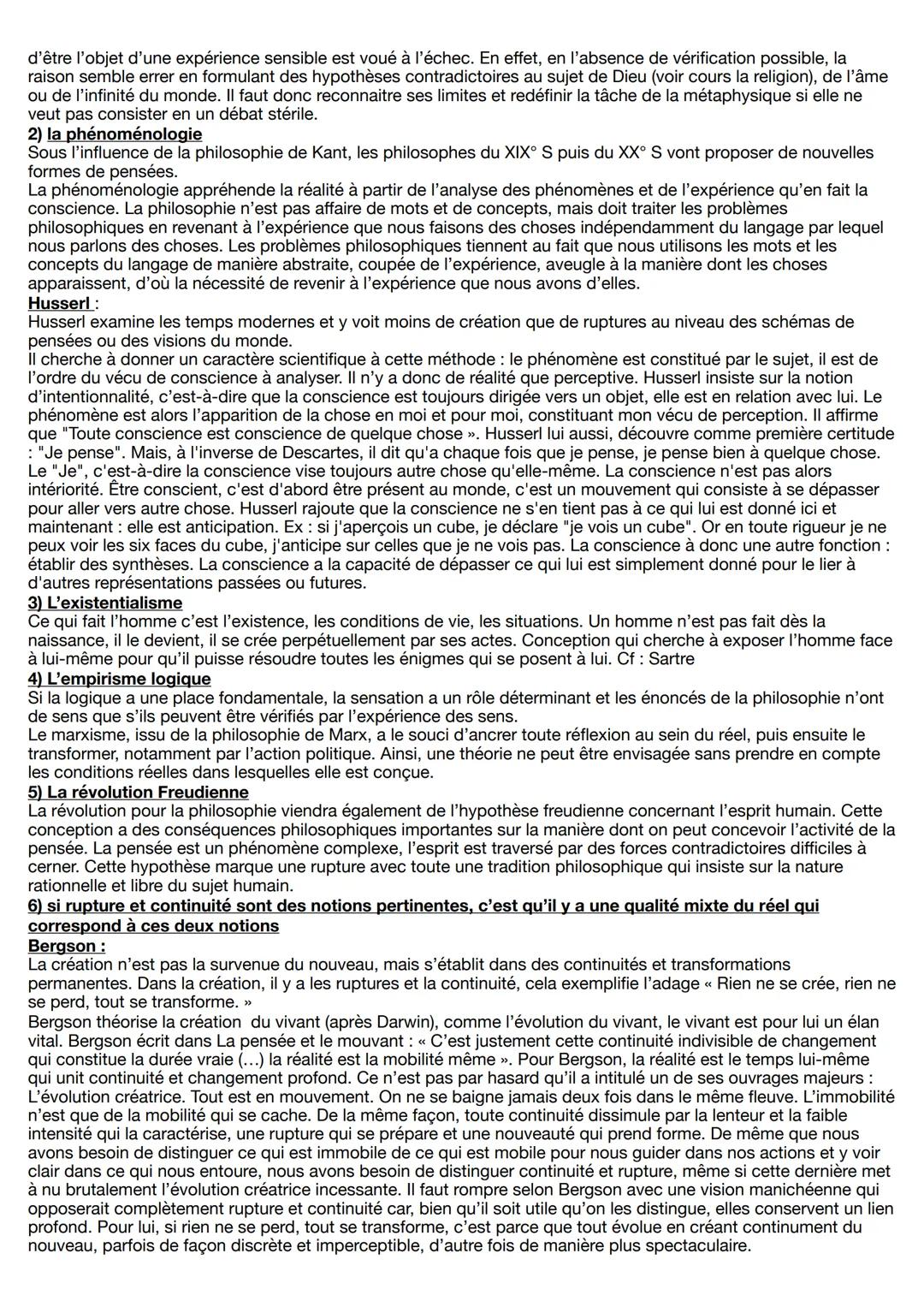 # Création, continuité et rupture
Le titre même de cette << notion >> (l'humanité en question) montre en lui-même toute la perplexité qui c