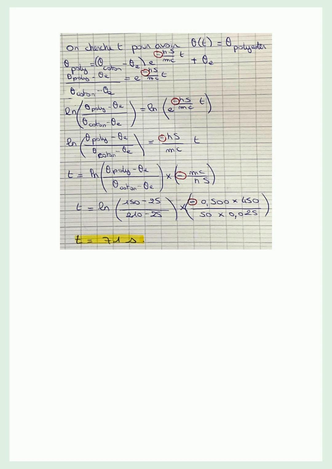Physique
P09: Bilan thermique, évolution temporelle
d'un système
LOI DE STEFAN - BOLTZMANN
p: puissance surfacique (W.m-2)
Puissance surf