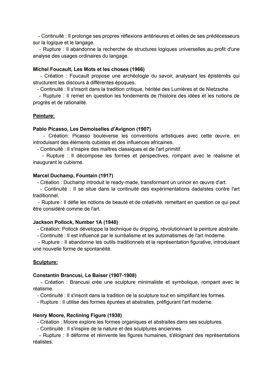 Mots clés
Création, Continuité, Rupture
pédagogie/autorité
⚫ académisme
archéologie du savoir
⚫ avant-garde
anticonformisme
.manifeste
Nouve