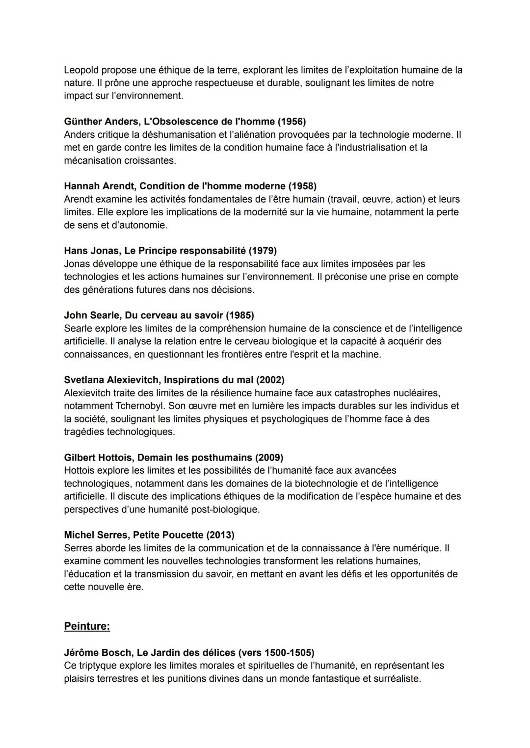 Chumain et ses limites:
Mots clés
Citation
androide, cyborg
apprentissage profond
⚫ Anthropocene
éthique (de la terre)
⚫eugénisme
finitude
h