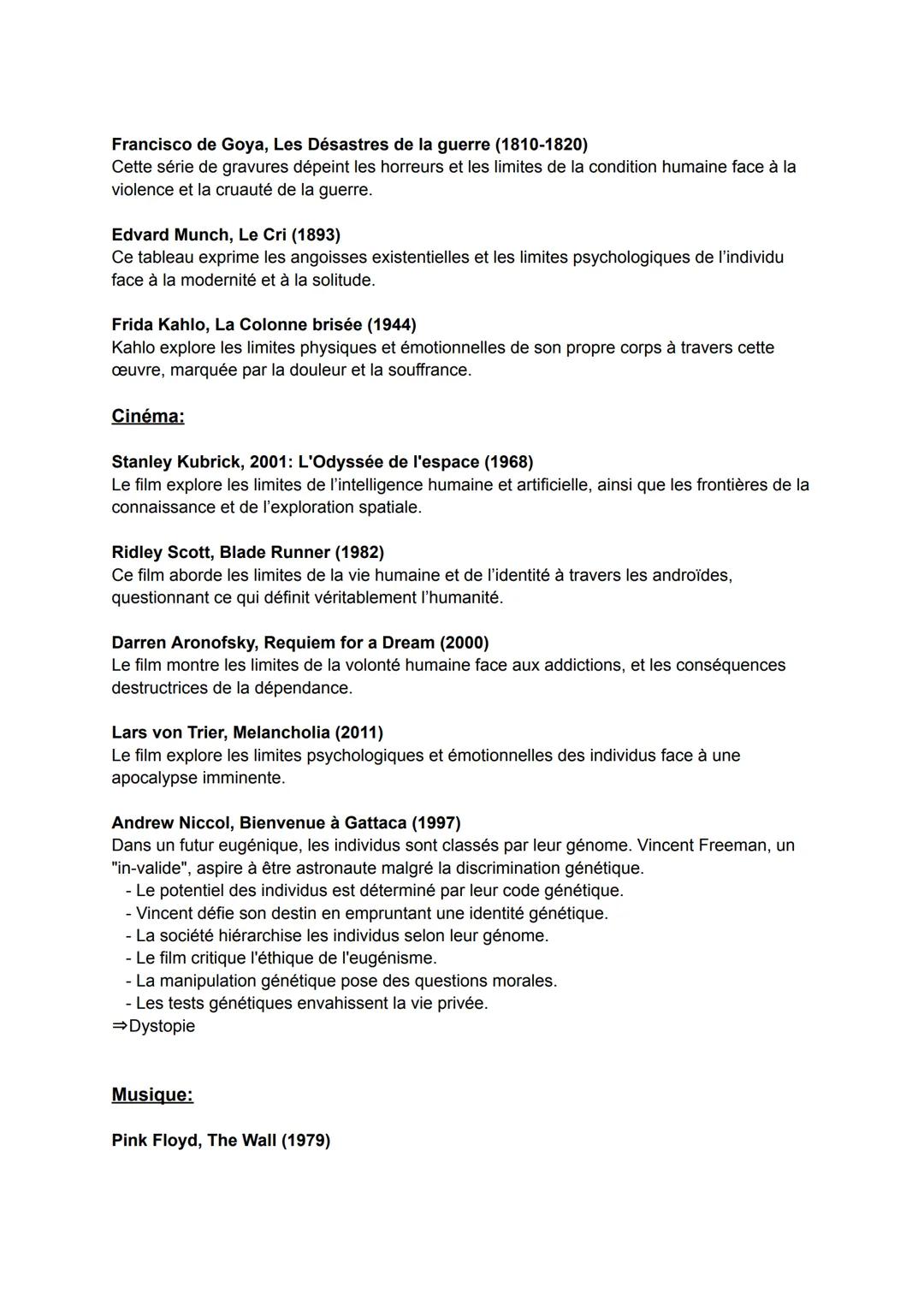 Chumain et ses limites:
Mots clés
Citation
androide, cyborg
apprentissage profond
⚫ Anthropocene
éthique (de la terre)
⚫eugénisme
finitude
h