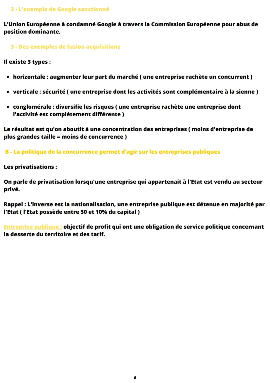 SES
Chapitre 8 : Comment les marché imparfaitement concurrentiel
fonctionne ?
1- Quels sont les différentes formes d'imperfections de le con