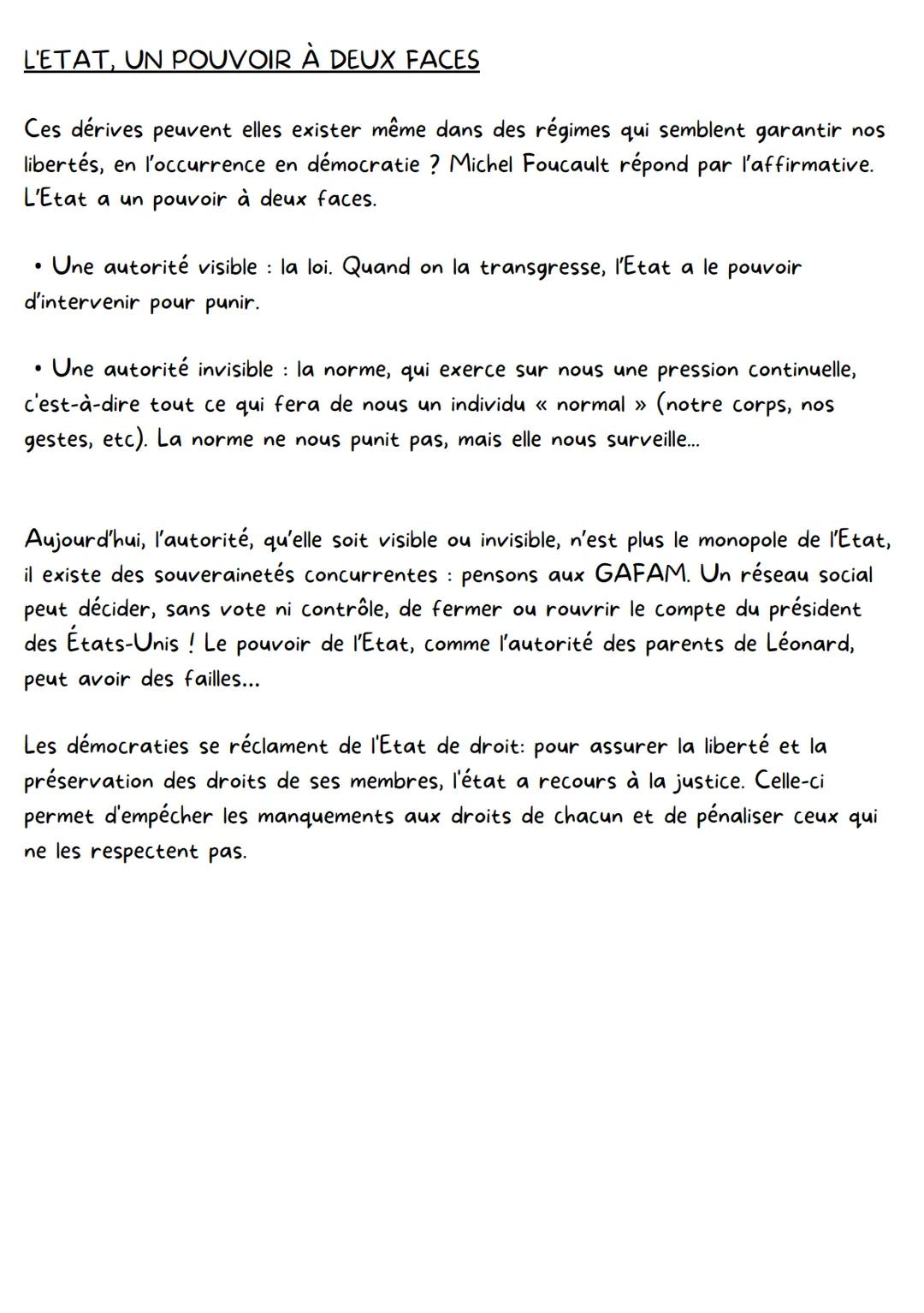 # L'Etat
DEFINITIONS
Un Etat est un territoire soumis à l'autorité d'un chef.
La démocratie est le régime politique dans lequel le peuple