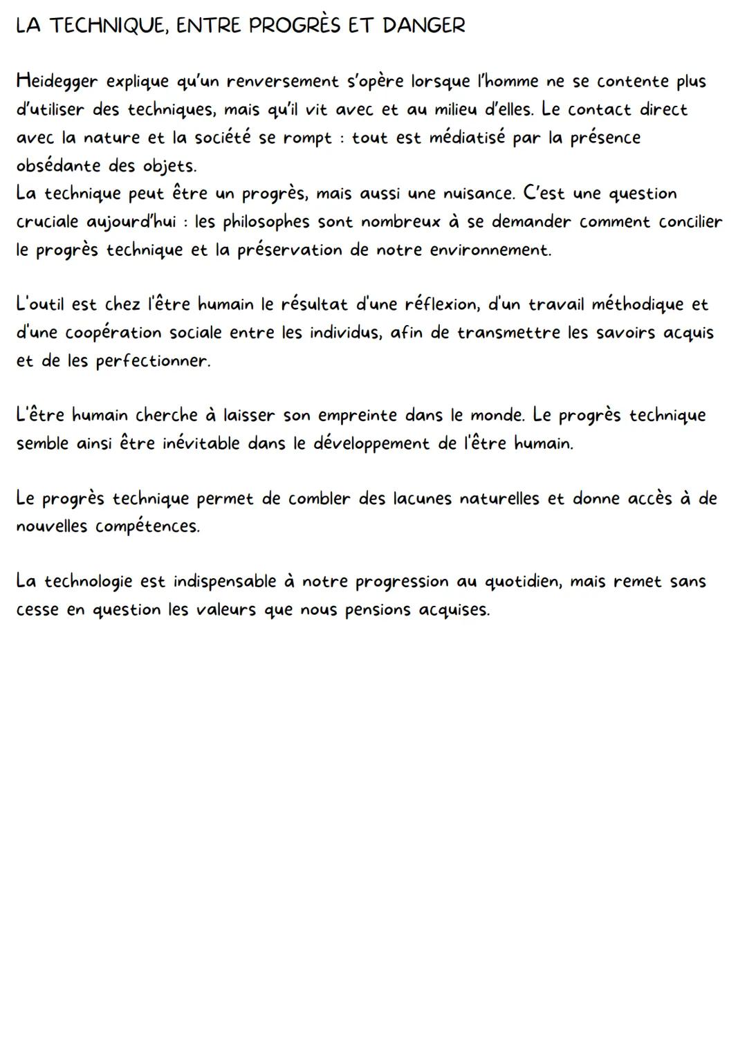 La technique
QU'EST-CE QUE LA TECHNIQUE ?
Le mot technique vient du grec ancien « techné » qui signifie fabriquer, produire quelque
chose. U