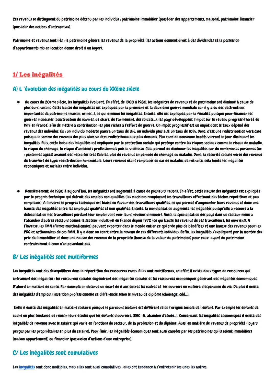 LOREM IFREM
Ses:
Quelles inégalités sont compatibles avec les différentes
conceptions de la justice sociale?
L'inégalité advient lorsqu'une