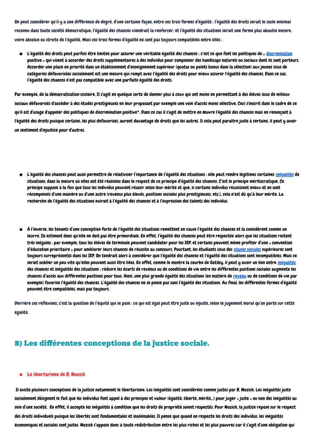 LOREM IFREM
Ses:
Quelles inégalités sont compatibles avec les différentes
conceptions de la justice sociale?
L'inégalité advient lorsqu'une