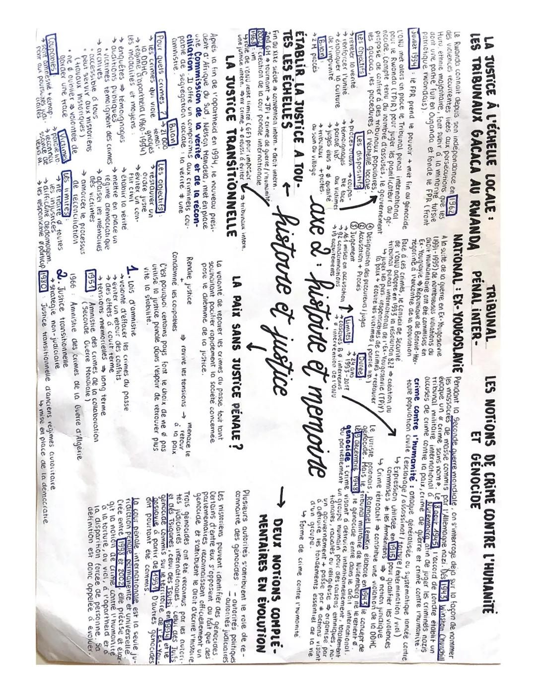 LA JUSTICE À L'ÉCHELLE LOCALE :
LES TRIBUNAUX GACACA AU RWANDA
Le Rwanda connait depuis son independance en 1962
des violences recurrentes l