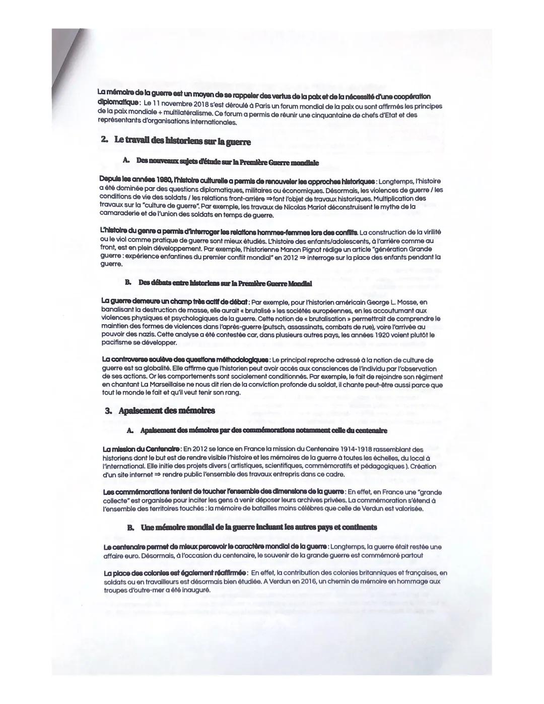 THÈME 3: HISTOIRE ET MÉMOIRES
Structure du
cours
Introduction
Qu'est ce que la mémoire?
→ Qu'est ce que l'histoire ?
1. Histoire et mémoire