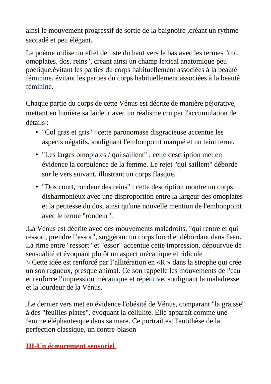 Venus Aadyomène
Rimbaud, Cahiers de Douai, 1870
"Vénus Anadyomène" de Rimbaud réinvente la tradition mythologique
d'Aphrodite sortant des ea