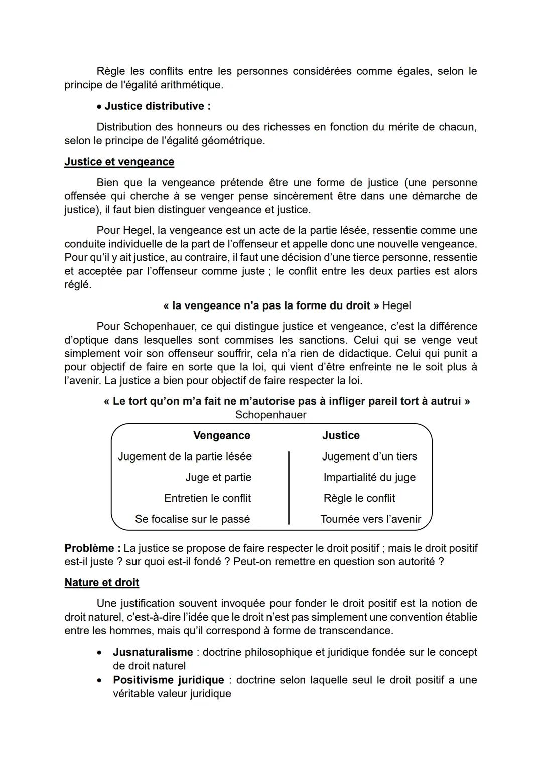 La justice
Polysémie → La justice désigne à la fois :
•
Une institution (palais de justice, cours de justice...) qui fait respecter le droit