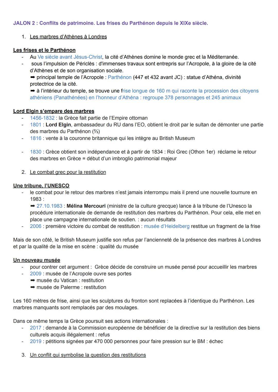 THÈME 4: Identifier, protéger et valoriser le patrimoine enjeux géopolitiques
L'étude de ce thème a un double objectif: connaître ce que rec