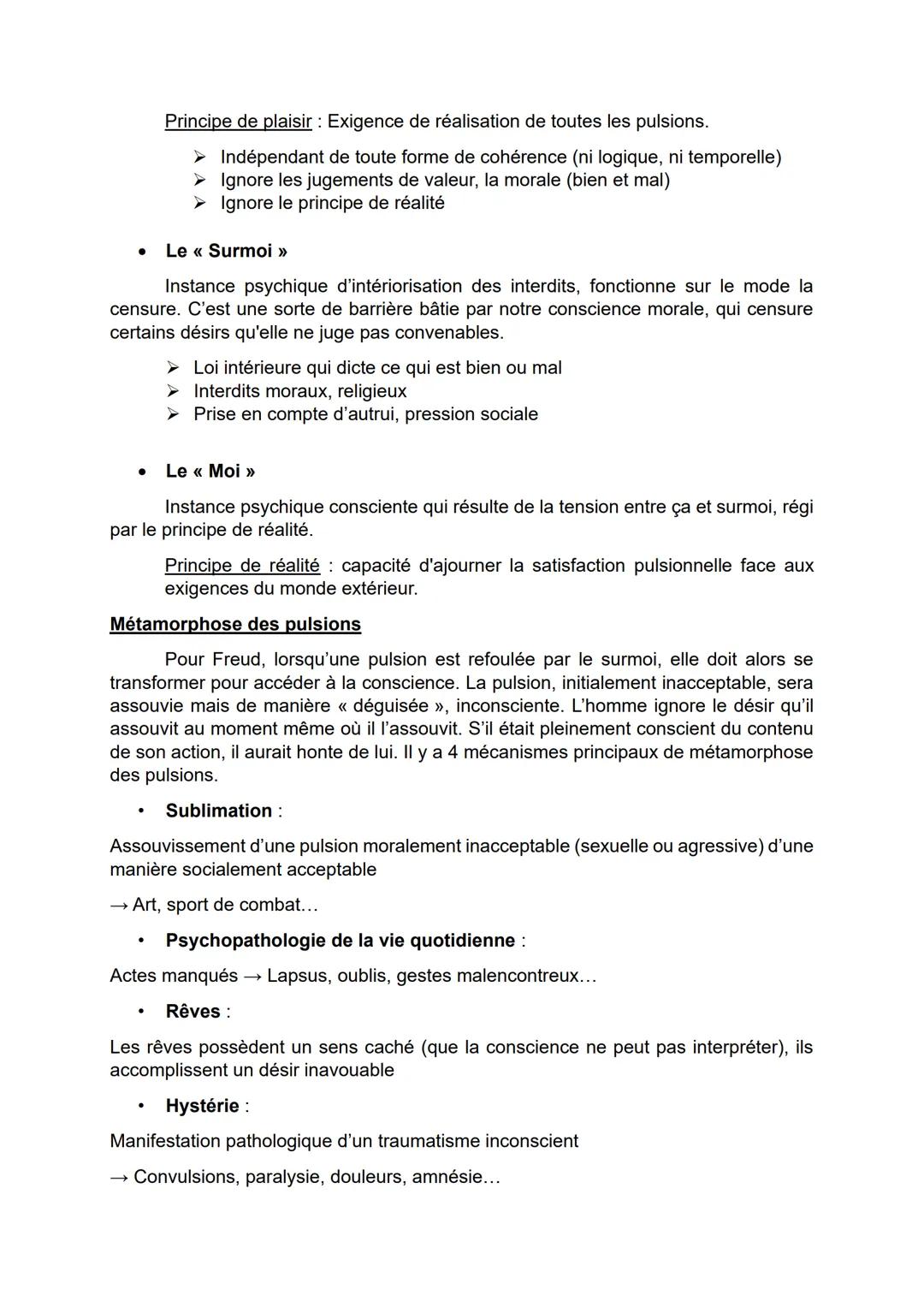 L'inconscient
Inconscient Inconscience
• Inconscience → Aspect moral
Mise en danger / Insouciance
• Inconscient → Aspect cognitif
Sommeil Co