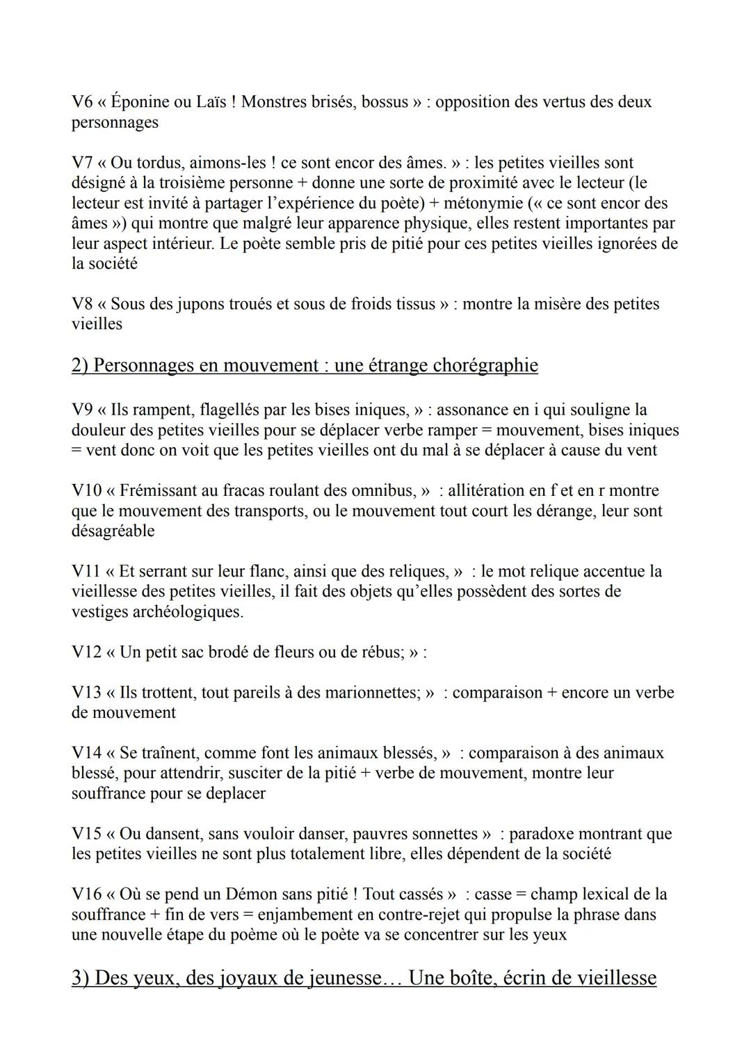 # BAC 1 - Les petites vieilles
Intro: Les petites vieilles est un des poèmes les plus longs du recueil, et il est
dédié à Victor Hugo car C