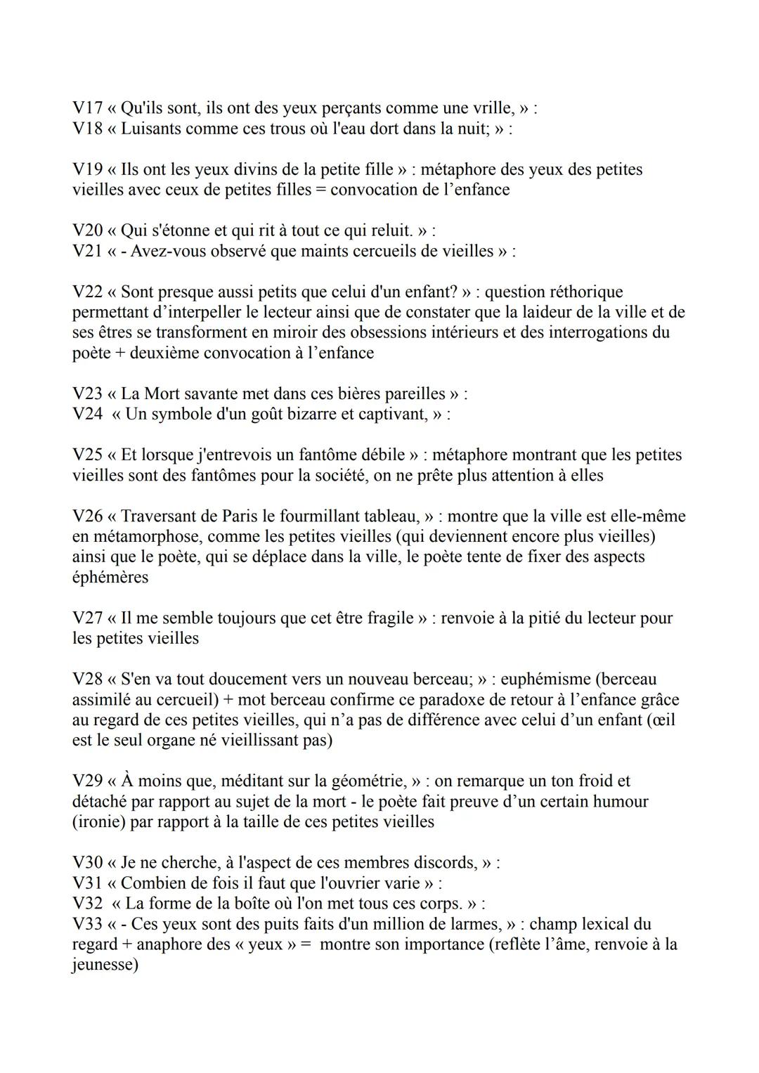 # BAC 1 - Les petites vieilles
Intro: Les petites vieilles est un des poèmes les plus longs du recueil, et il est
dédié à Victor Hugo car C