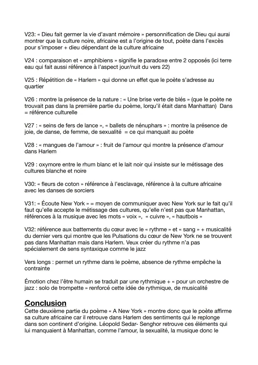 # BAC 4 - A New York de Léopold Sedar-Senghor
## PARTIE 1:
### Introduction:
Le poème << À New York >> est un poème en trois parties écrit
