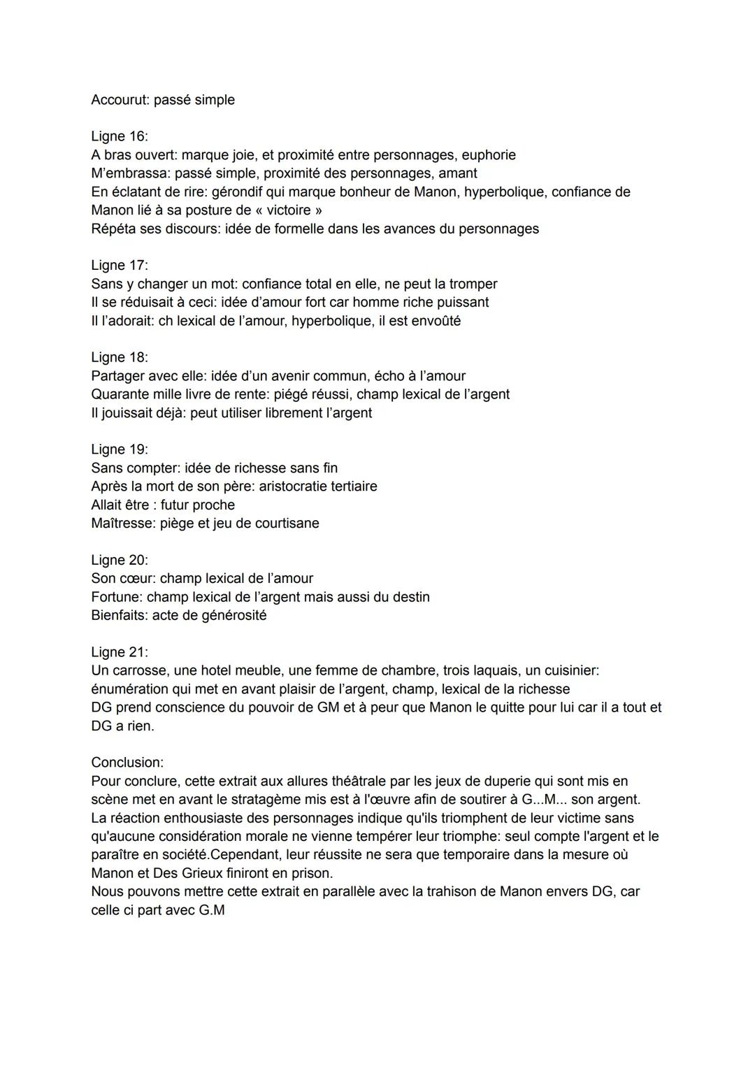 Introduction:
Dans le roman Manon Lescaut, publié en 1753 par l'Abbé Prévost des Grieux et Manon, les
protagonistes partagent un amour sincè