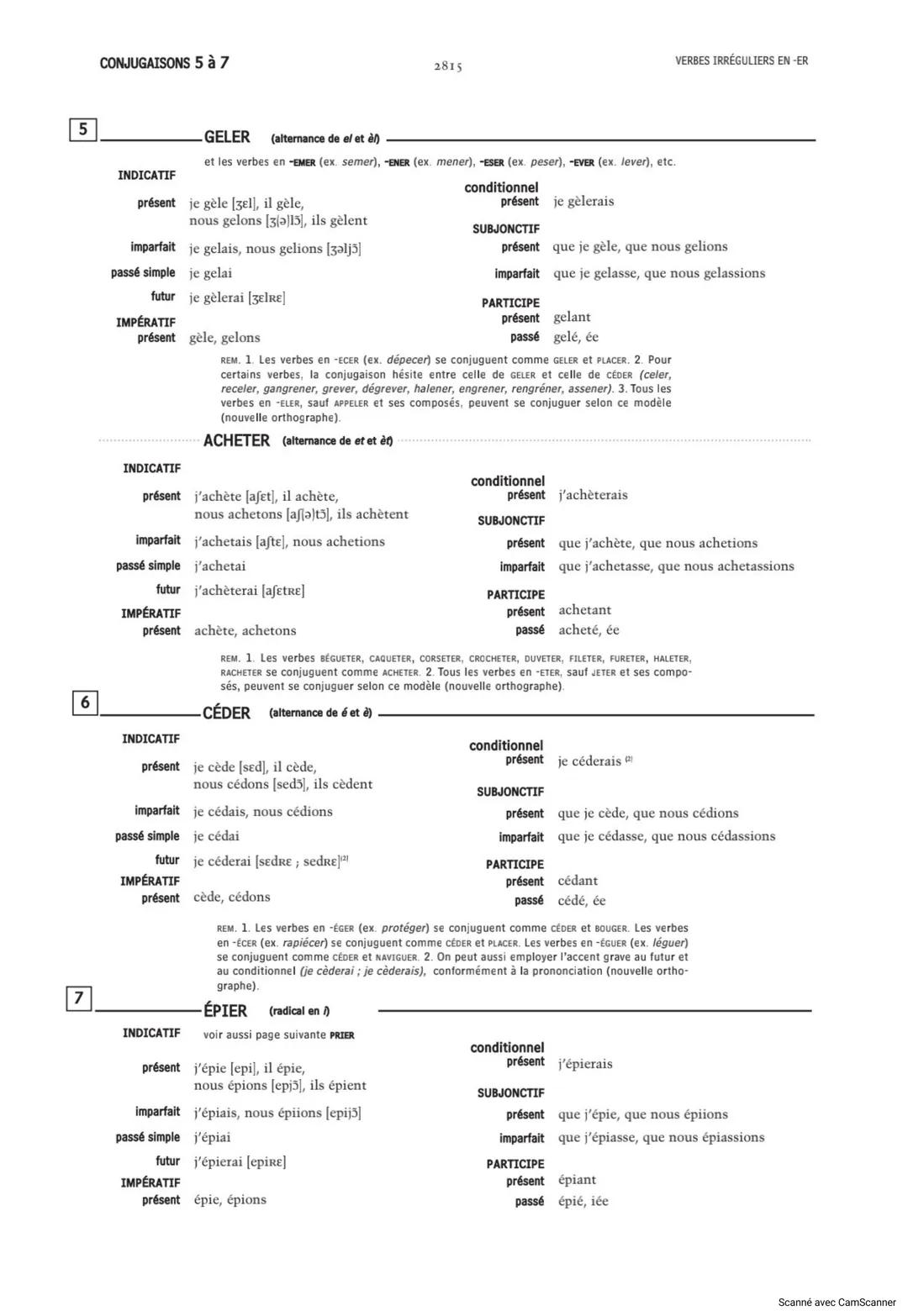 CONJUGAISON
2808
INDICATIF
RÉUSSIR
(avec l'auxiliaire avoir)
AVEC AVOIR
présent
je réussis
tu réussis
il/elle réussit
nous réussissons
vous