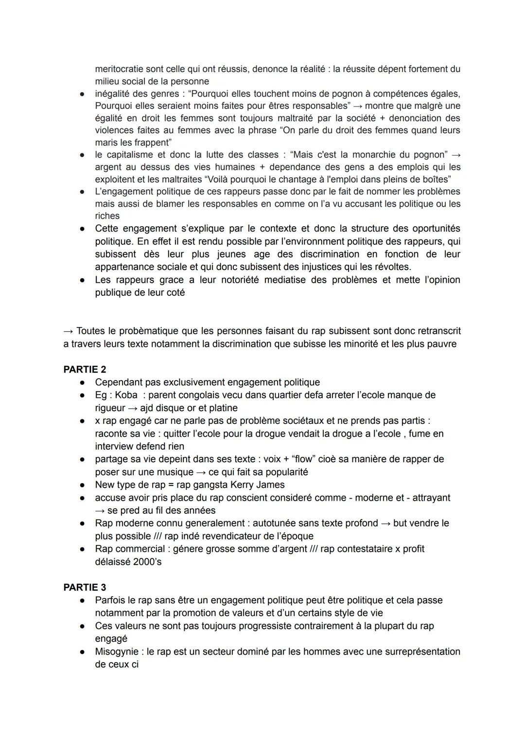 # Le rap, un engagement politique ?
INTRO
*   Accroche: Encore une fois en 2023 selon le figaro, le rap etait le genre musical le
    plus