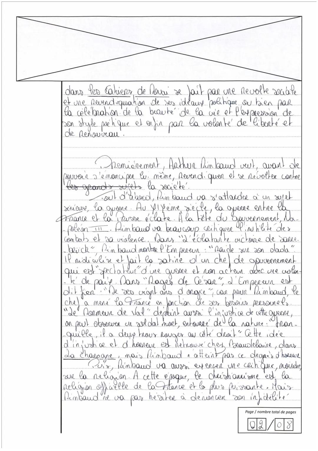 MINISTERE
DE L'EDUCATION
NATIONALE
COPIE
ÉPREUVES ANTICIPÉES DU
BACCALAURÉAT
Epreuve
Série
Baccalauréat général
Session
2024
Epreuve
Fr