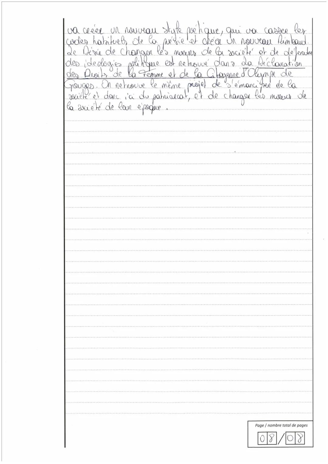 MINISTERE
DE L'EDUCATION
NATIONALE
COPIE
ÉPREUVES ANTICIPÉES DU
BACCALAURÉAT
Epreuve
Série
Baccalauréat général
Session
2024
Epreuve
Fr