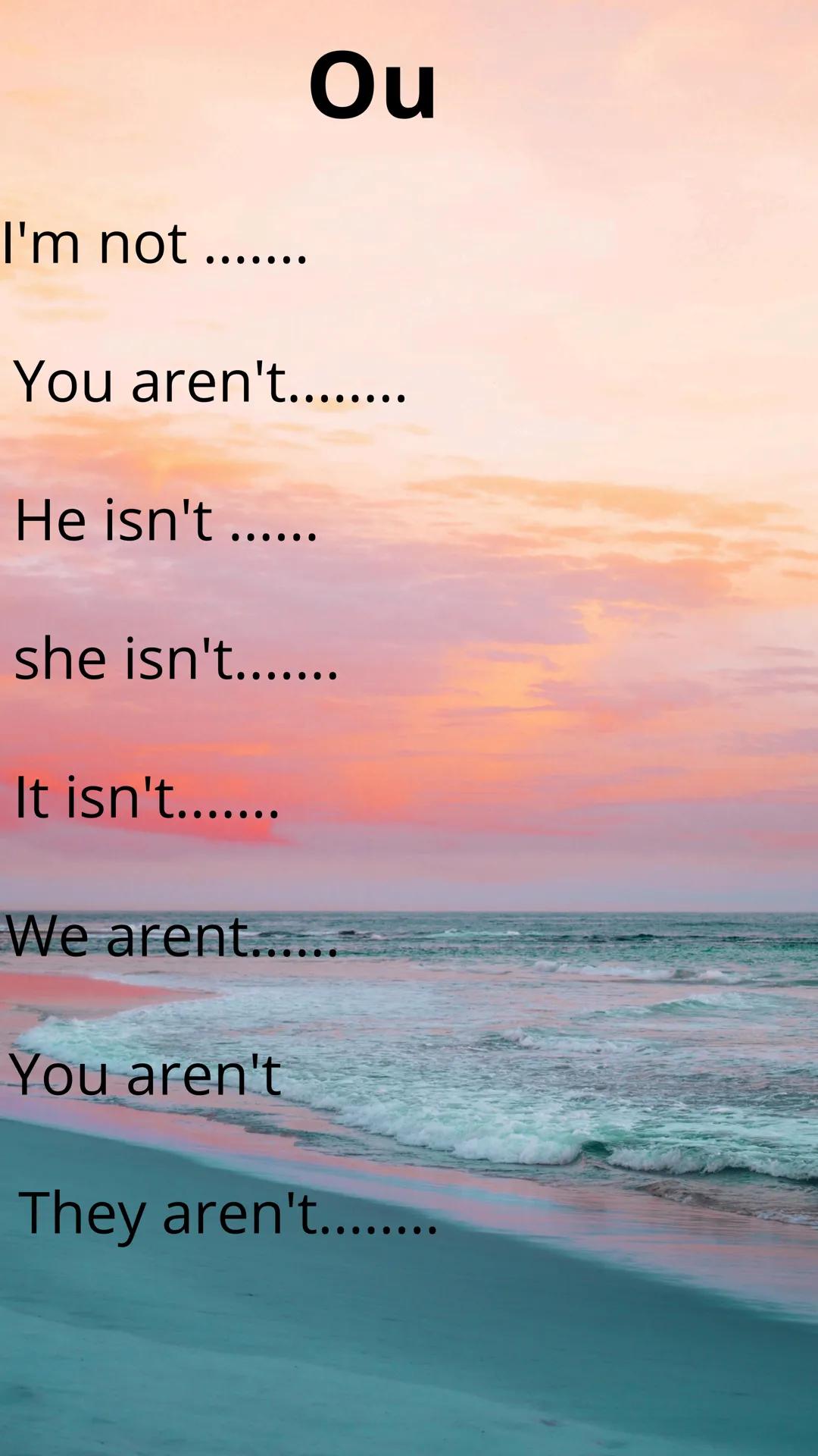 Anglais
BE Forme Interrogative:
Am I.........?
Are you.....?
Is he .........?.
Is she.........?
Is it............?
Are we.......?
Are you...