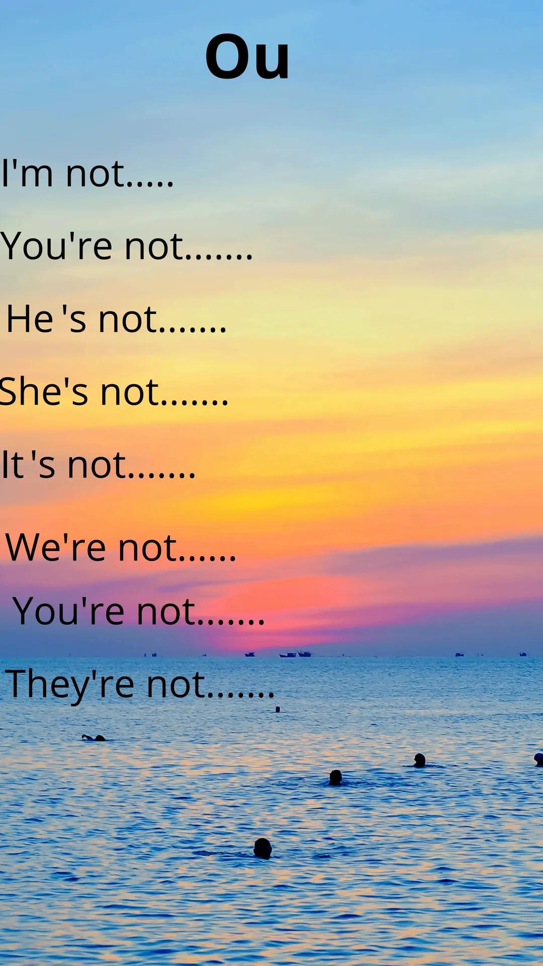 Anglais
BE Forme Interrogative:
Am I.........?
Are you.....?
Is he .........?.
Is she.........?
Is it............?
Are we.......?
Are you...