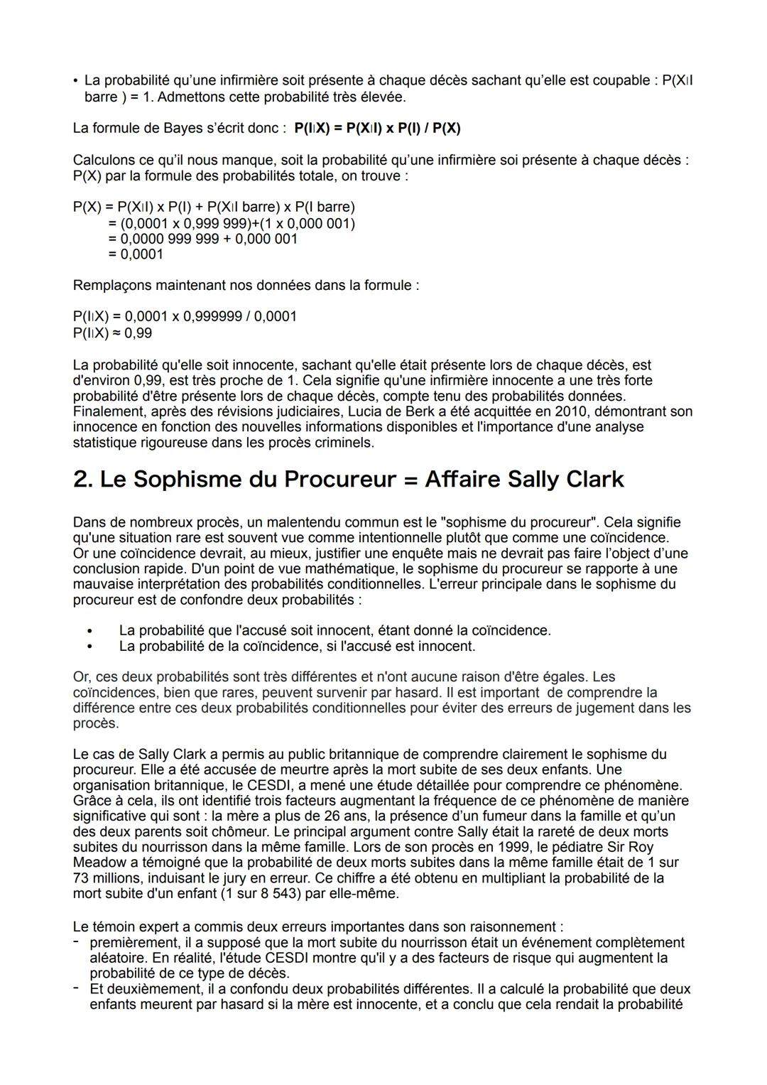 COMMENT LES MATHS
INFLUENCE LA JUSTICE?
INTRODUCTION:
Mesdames et messieurs du jury, merci de m'accorder votre attention. J'aimerai voir ave