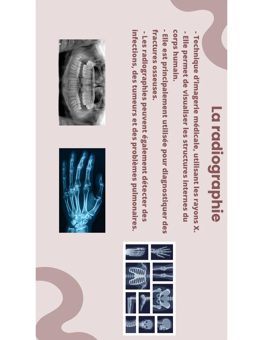 Types d'examens médicaux
