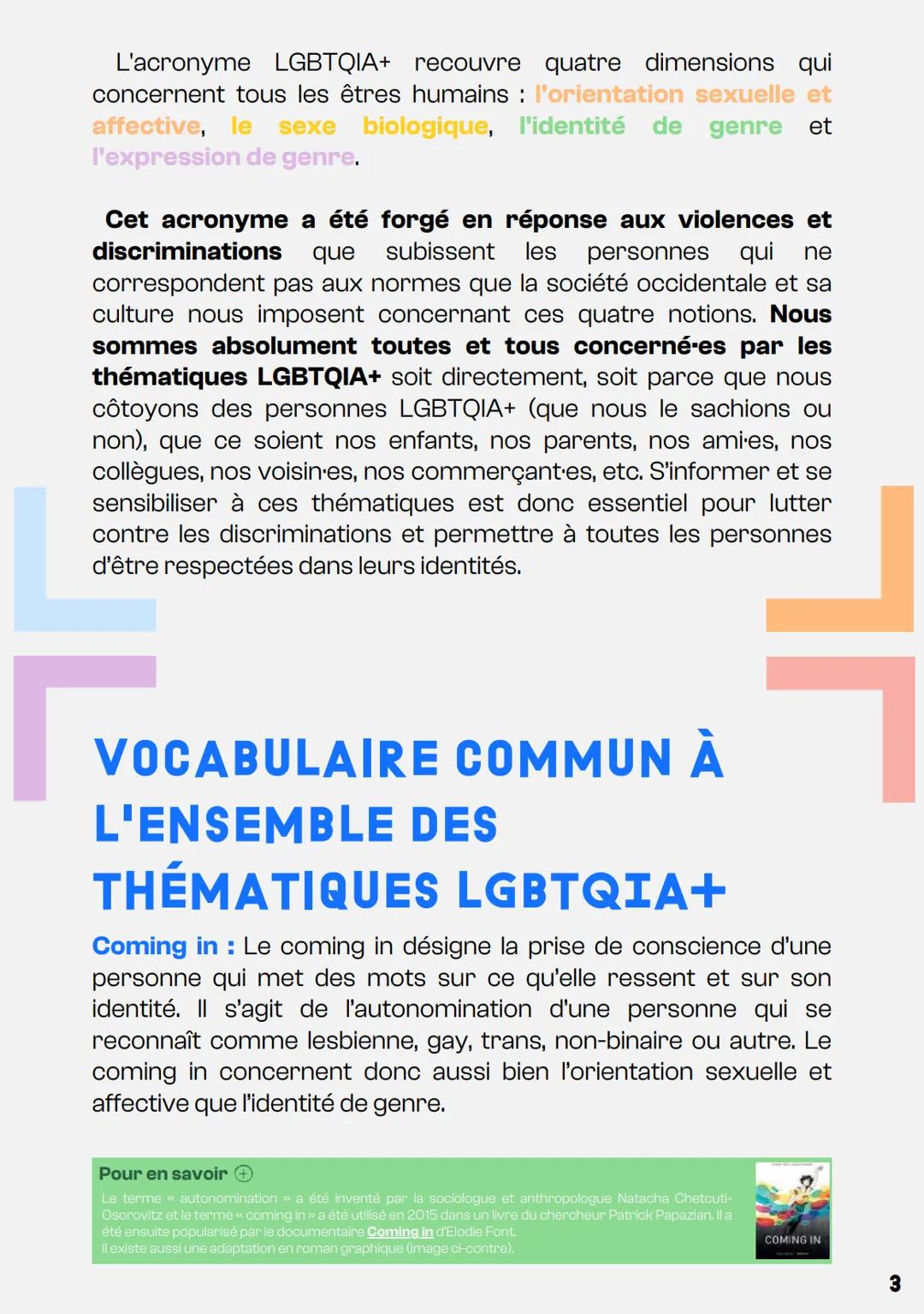 FONDATION LE REFUGE
Un guide pratique
pour comprendre les termes
Texte de Garance Capelier
Illustrations d'Ottavia Carradore
LE
RE
FU 20