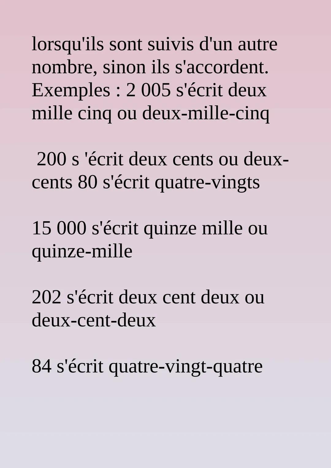 Les Nombres Entiers Et
Décimaux
Les nombres entiers
Vocabulaire attention, ne pas
confondre un chiffre et un
nombre. 1, 2, 3, 4, 5, 6, 7, 8,