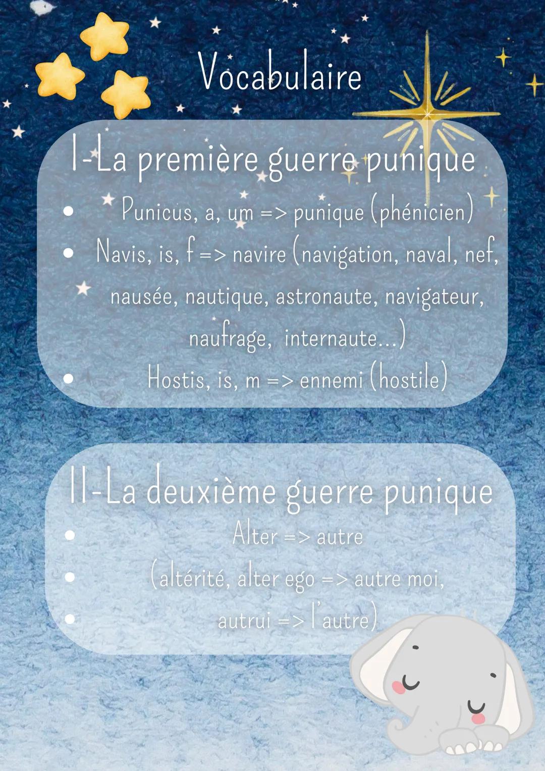 # Les guerres puniques
- Se déroule au 3e et 2e siècles av.
JC.
- Elles opposent ROME et CARTHAGE
- CARTHAGE:
1. Est une ancienne cité phén