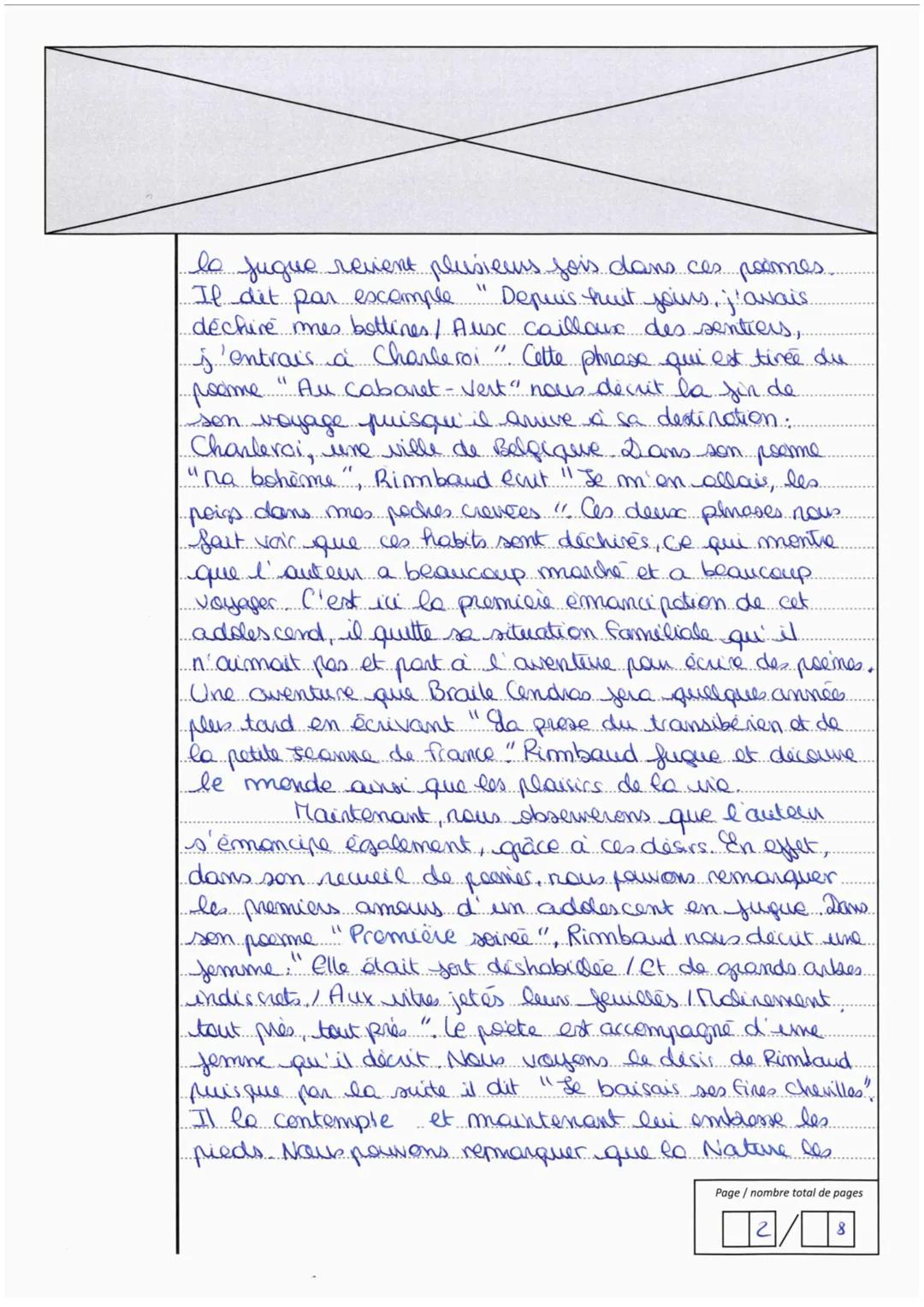 Ribers gale
REPUBLIQUE FRANÇAISE
MINISTÈRE
DE L'ÉDUCATION
NATIONALE
COPIE
ÉPREUVES ANTICIPÉES DU
BACCALAURÉAT
Copie
Nombre de page(s)
8
Nota