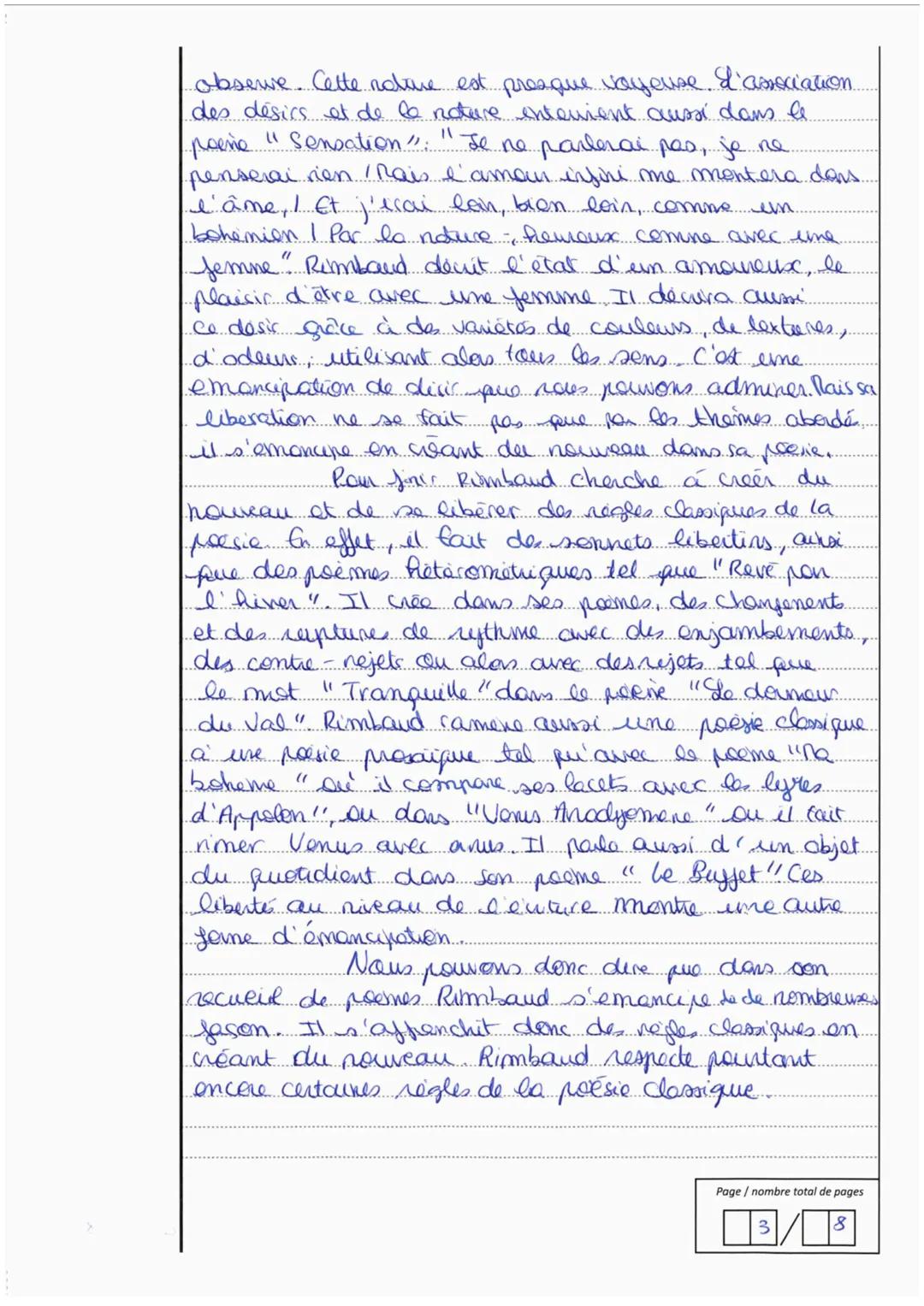 Ribers gale
REPUBLIQUE FRANÇAISE
MINISTÈRE
DE L'ÉDUCATION
NATIONALE
COPIE
ÉPREUVES ANTICIPÉES DU
BACCALAURÉAT
Copie
Nombre de page(s)
8
Nota