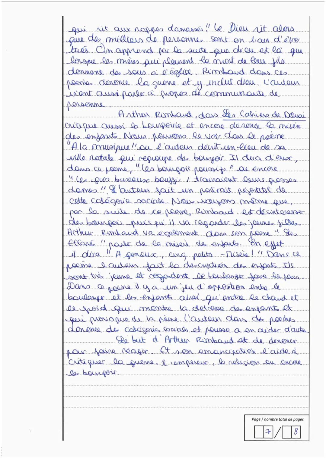Ribers gale
REPUBLIQUE FRANÇAISE
MINISTÈRE
DE L'ÉDUCATION
NATIONALE
COPIE
ÉPREUVES ANTICIPÉES DU
BACCALAURÉAT
Copie
Nombre de page(s)
8
Nota