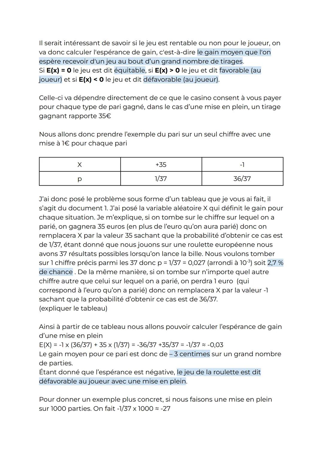Maths:
PB: Le jeu de la roulette est-il un pari gagnant?
INTRO:
Imaginez James Bond au Casino Royal, plaçant ses jetons sur la roulette
av