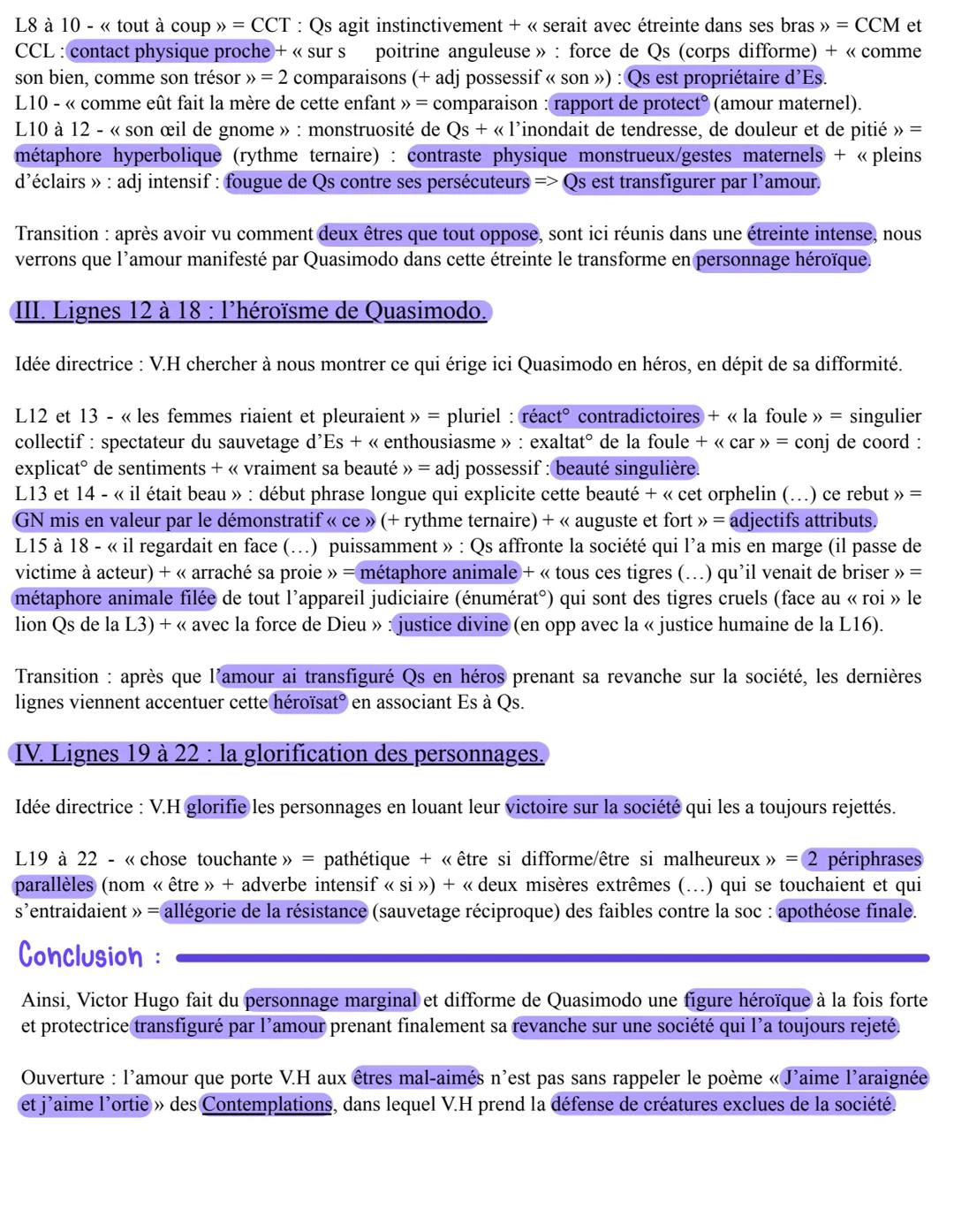Texte 12 Le sauvetage d'Esmeralda
Introduction:
Victor Hugo, poète, dramaturge et romancier romantique de la seconde moitié du XIXe siècle,