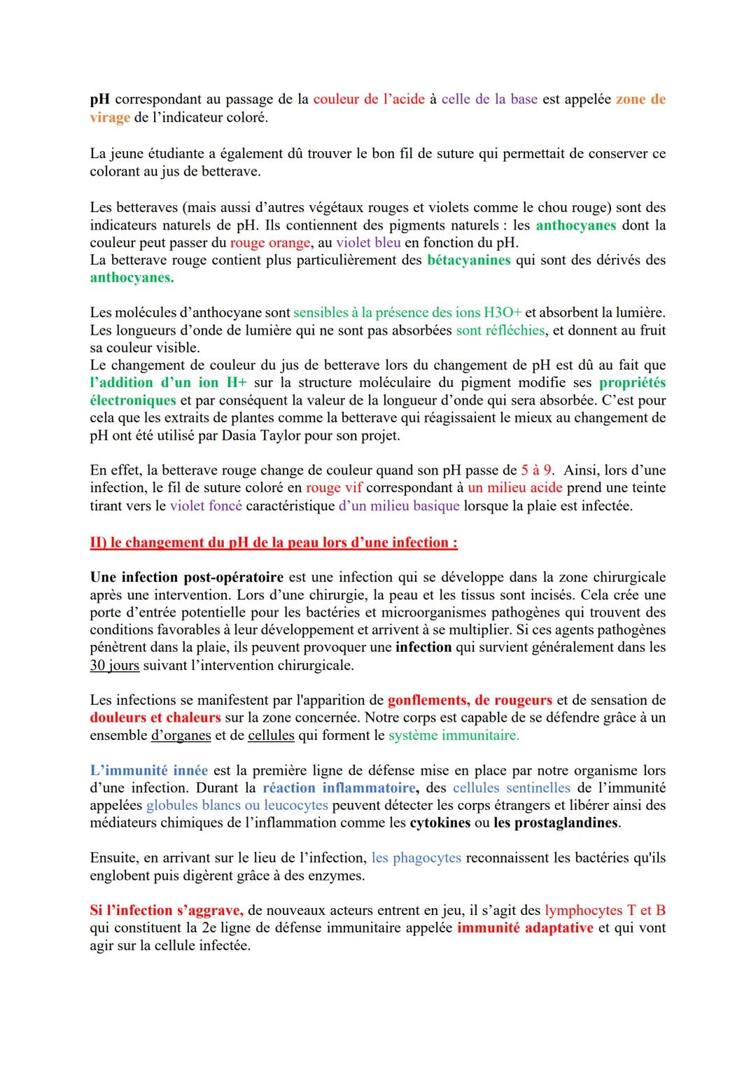 # GRAND ORAL PHYSIQUE/SVT:
En quoi le suivi du pH au niveau d'une suture peut prévenir les infections?
INTRO:
De nos jours, les plaies chi
