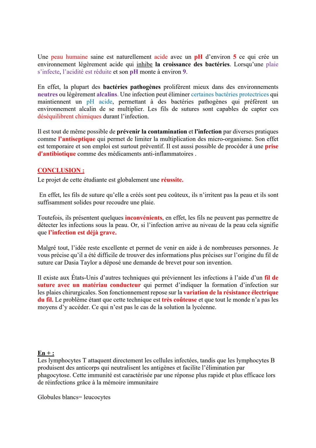 # GRAND ORAL PHYSIQUE/SVT:
En quoi le suivi du pH au niveau d'une suture peut prévenir les infections?
INTRO:
De nos jours, les plaies chi
