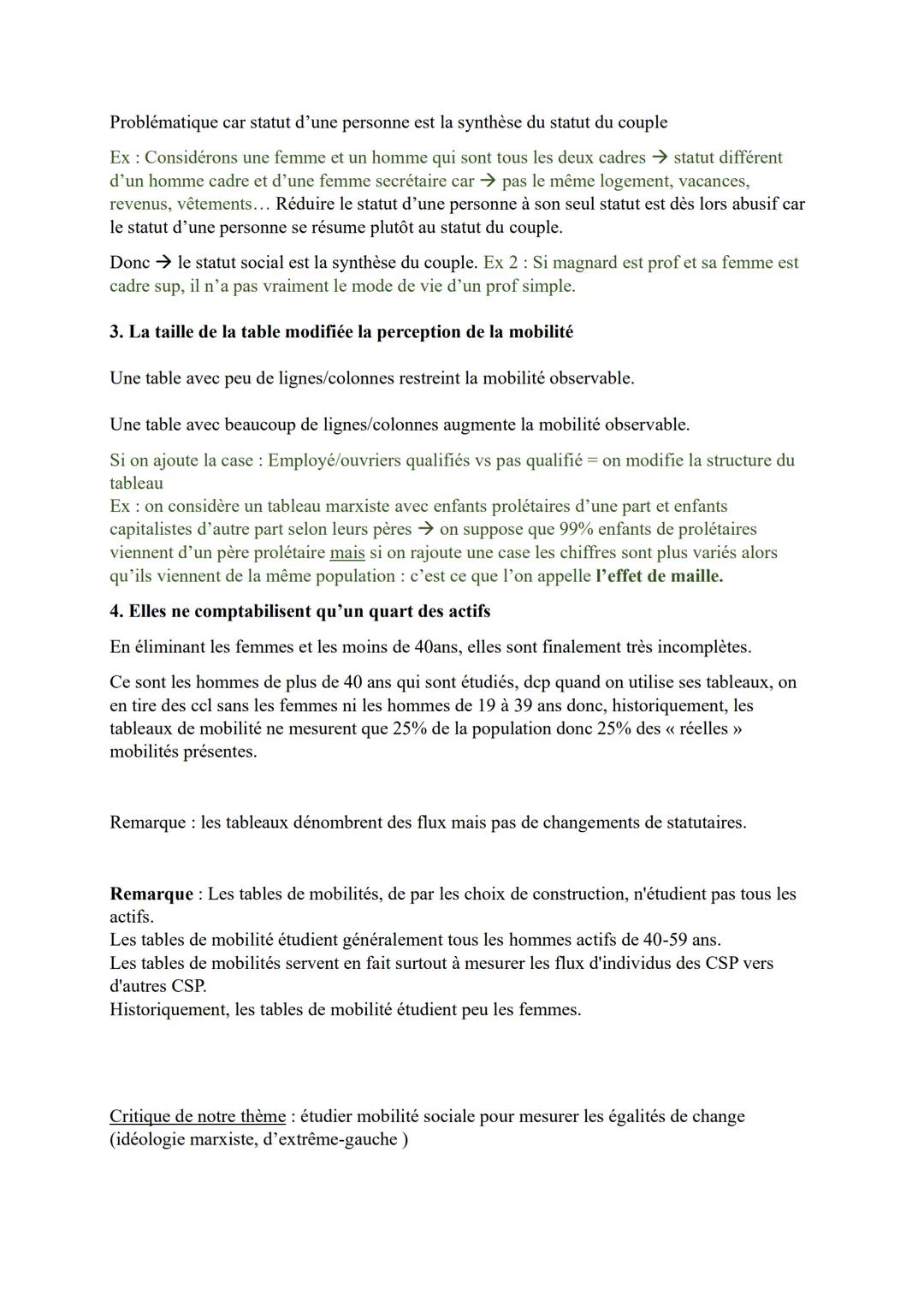 # Mobilité sociale
I. Quelles sont les mobilités sociales ?
A. Quelles sont les différentes formes de mobilités sociales ?
1. La mobilité