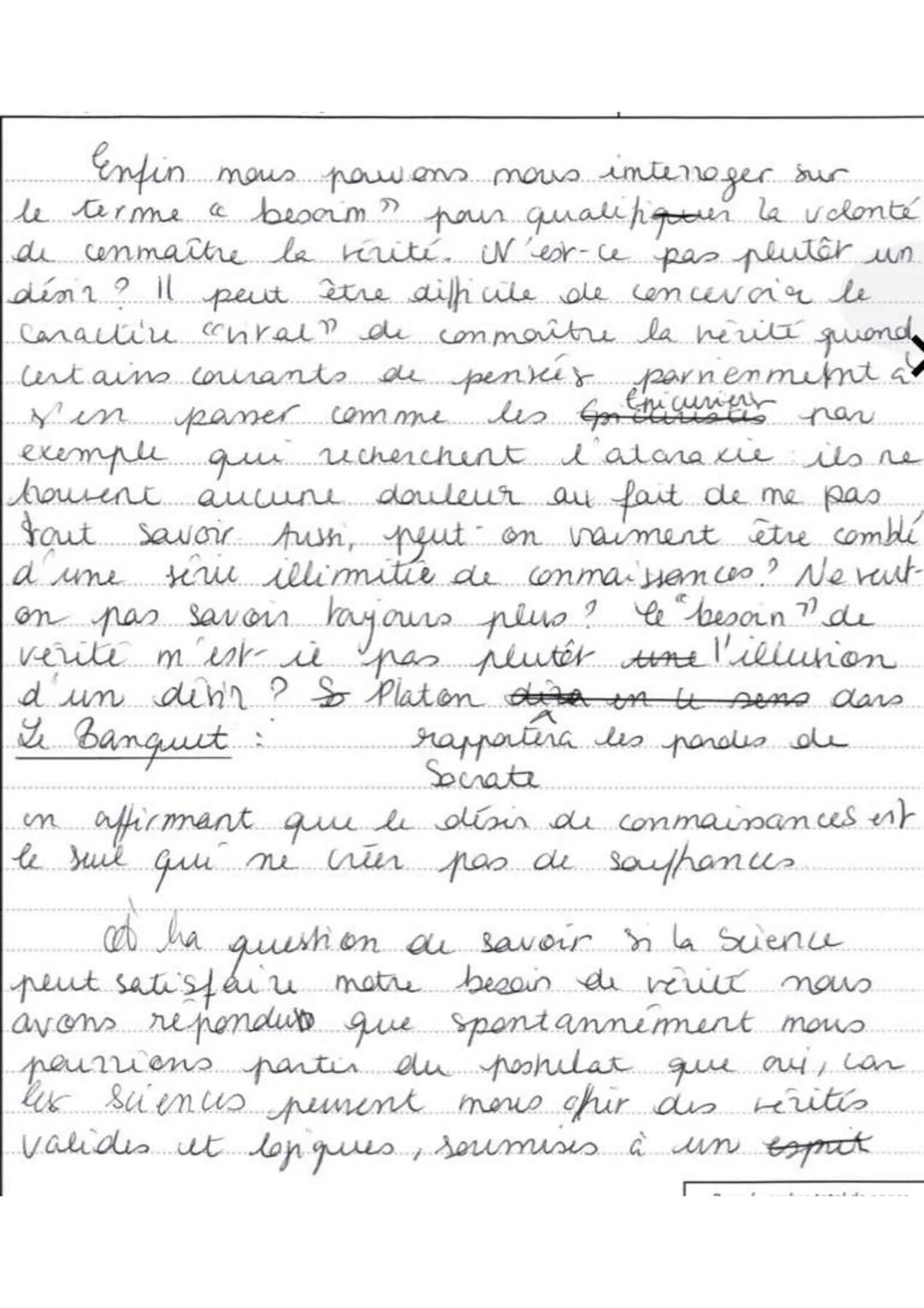 Sujet 1.
a
avances
lustre
La science a commu de
grandes
et s'est épris d'um ride significatif celui de
comprendre le monde et d'en décéler l