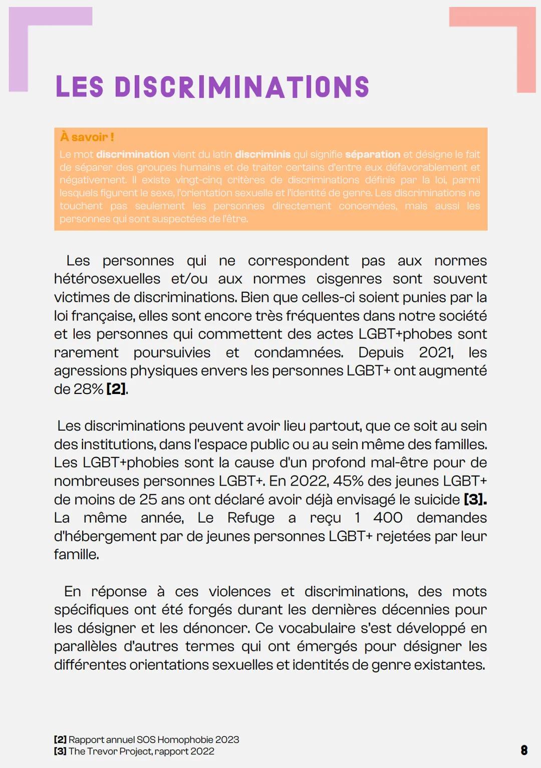 FONDATION LE REFUGE
Un guide pratique
pour comprendre les termes
Texte de Garance Capelier
Illustrations d'Ottavia Carradore
LE
RE
FU 20
GE