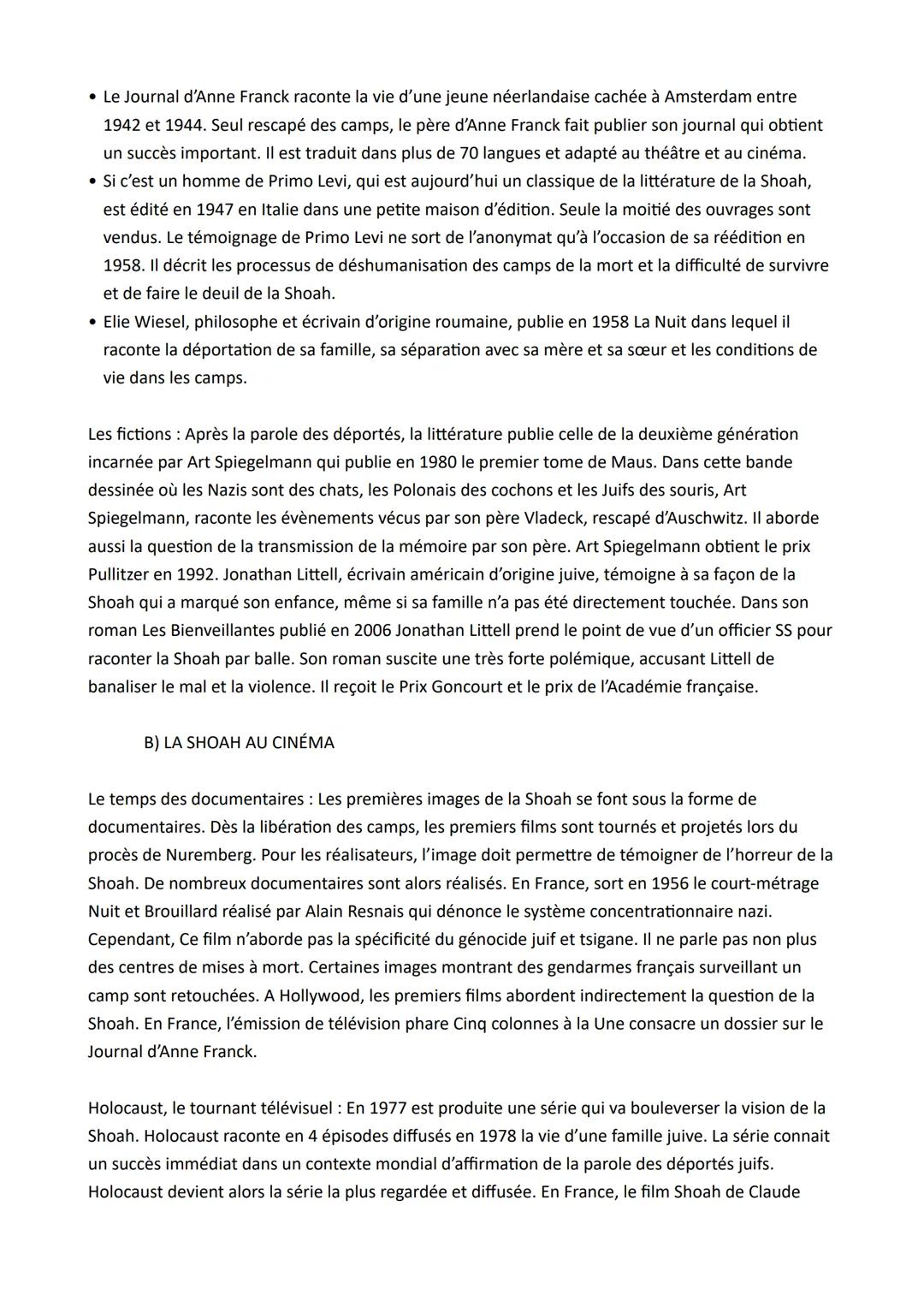 # OBJET DE TRAVAIL CONCLUSIF: L'HISTOIRE ET LES MÉMOIRES DU GÉNOCIDE DES JUIFS ET DES
TSIGANES
INTRODUCTION:
Le 27 janvier 1945, les troup