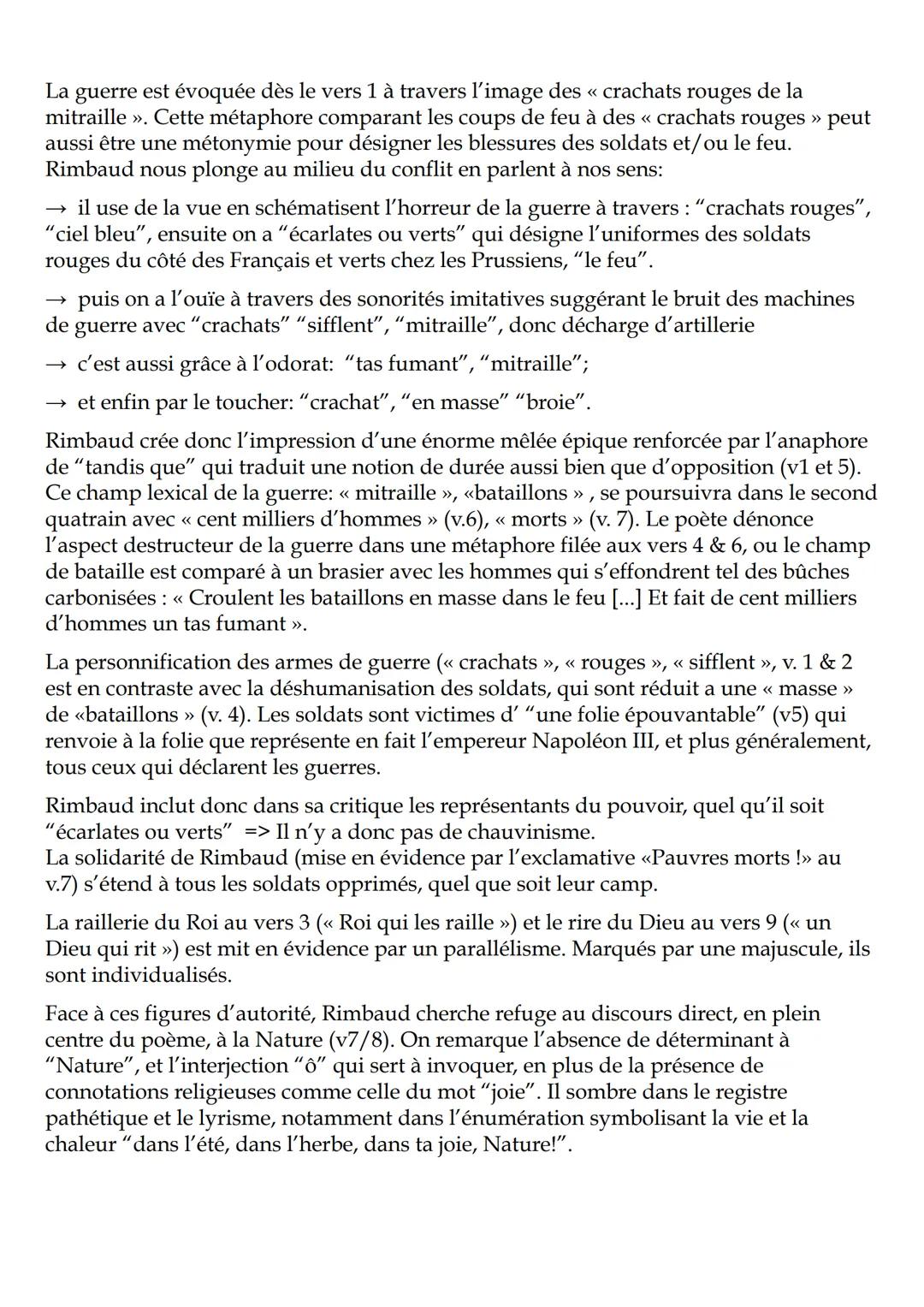 Le Mal
Étude linéaire
Génie de l'art poétique, Arthur Rimbaud écrit à seulement 16 ans le recueil
Cahiers de Douai en 1870, alors qu'a encor