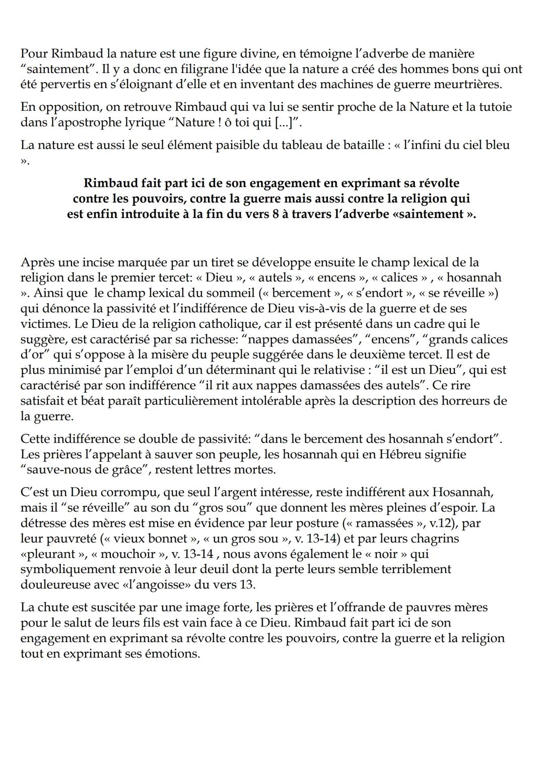 Le Mal
Étude linéaire
Génie de l'art poétique, Arthur Rimbaud écrit à seulement 16 ans le recueil
Cahiers de Douai en 1870, alors qu'a encor
