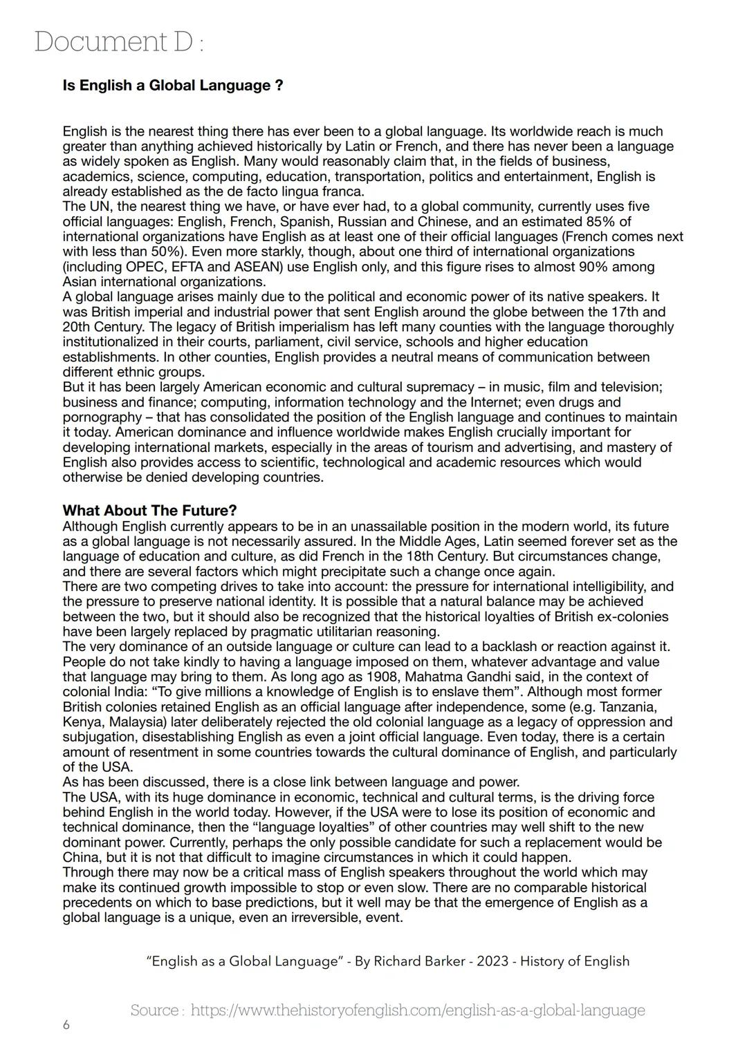 DOSSIER - ORAL AMC
LOVERGNE LOLA
TG4 - 2023-2024
Theme:
Knowledges, creations and innovations.
Focal area :
Production and circulation of kn