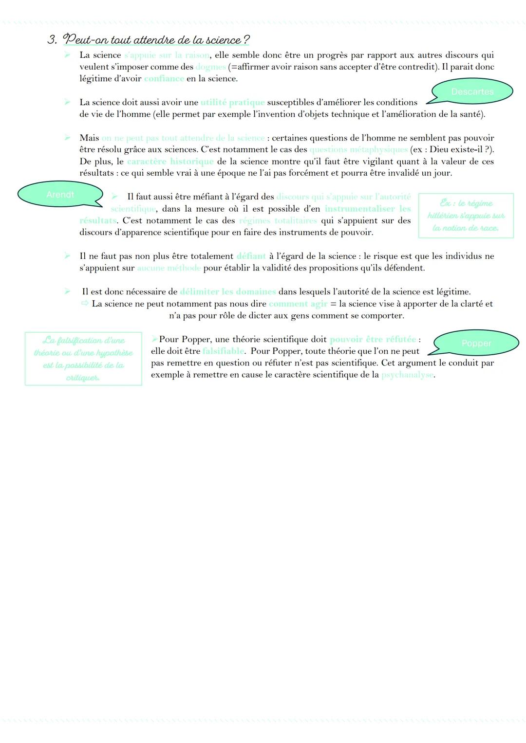 DÉFINITIONS:
La Science
Du grec << épistémè » qui signifie «< connaissance des choses >> : la science est le processus par lequel
les hommes