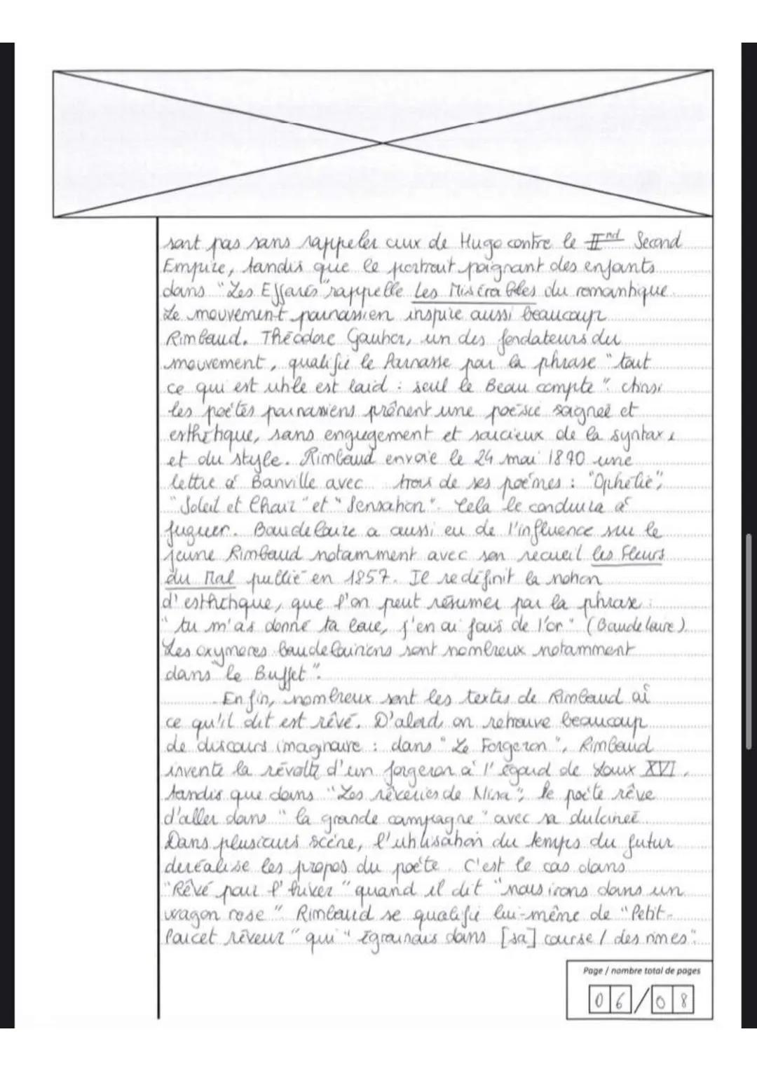 Français écrit -
Baccalauréat général
19/
A
20
Appréciation : Réflexion qui a le mérite de
s'appuyer précisément sur la citation au coeur
du