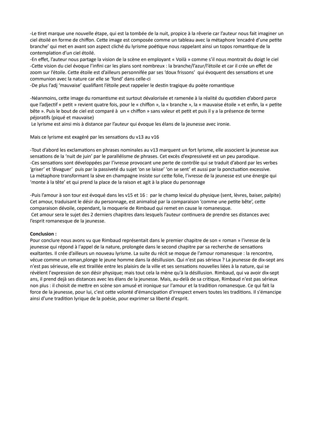 TEXTE 4
Dans le cadre de l'objet d'étude sur la poésie et du parcours émancipations créatrices, je vais lire et analyser le poème
'Roman' d'