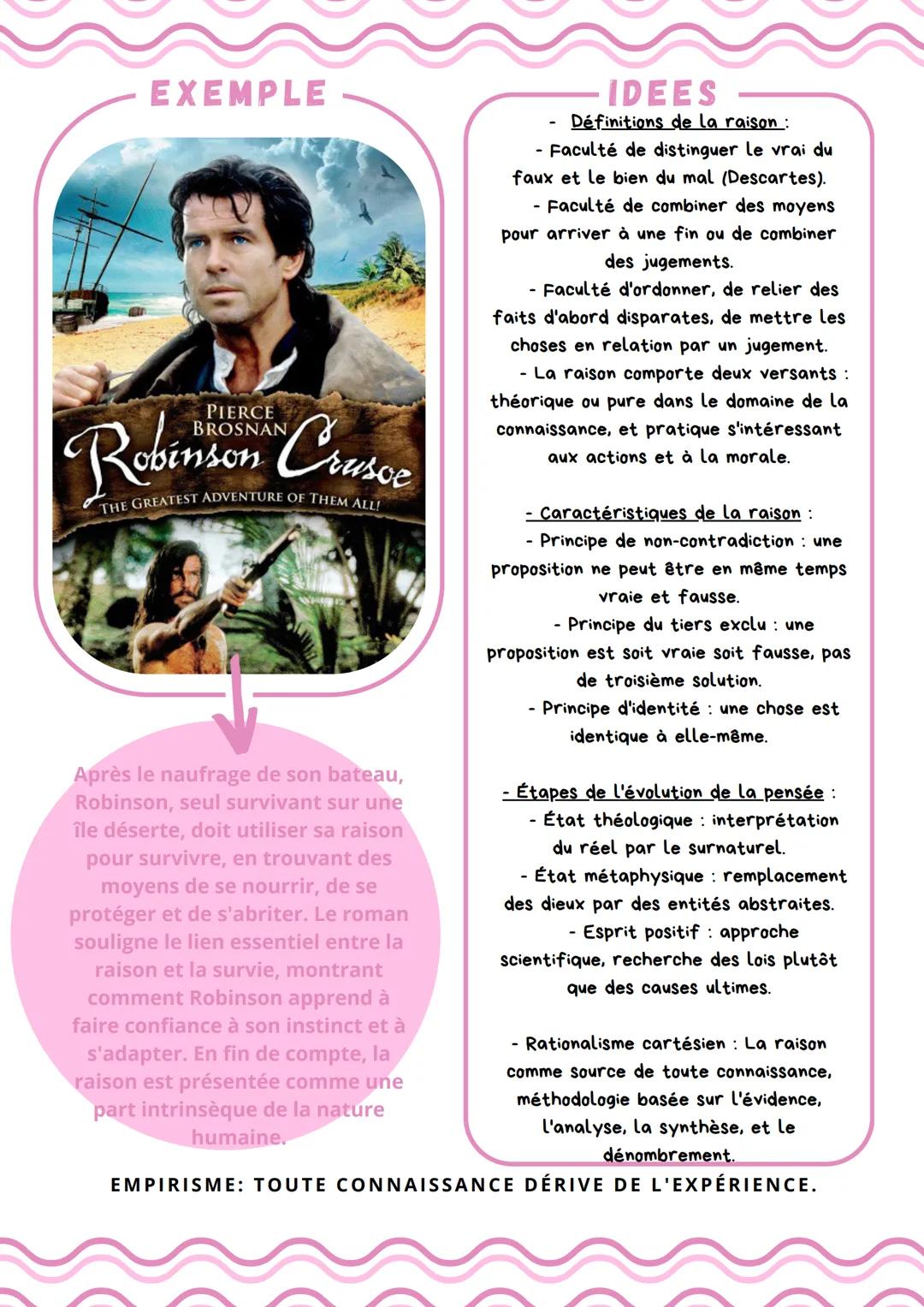 DOGMATISME
La raison
Ratio, part, calcul
RAISON THÉORIQUE OU RATIONALITE
Qualité de penser, de raisonner et d'agir, de manière
logique et co