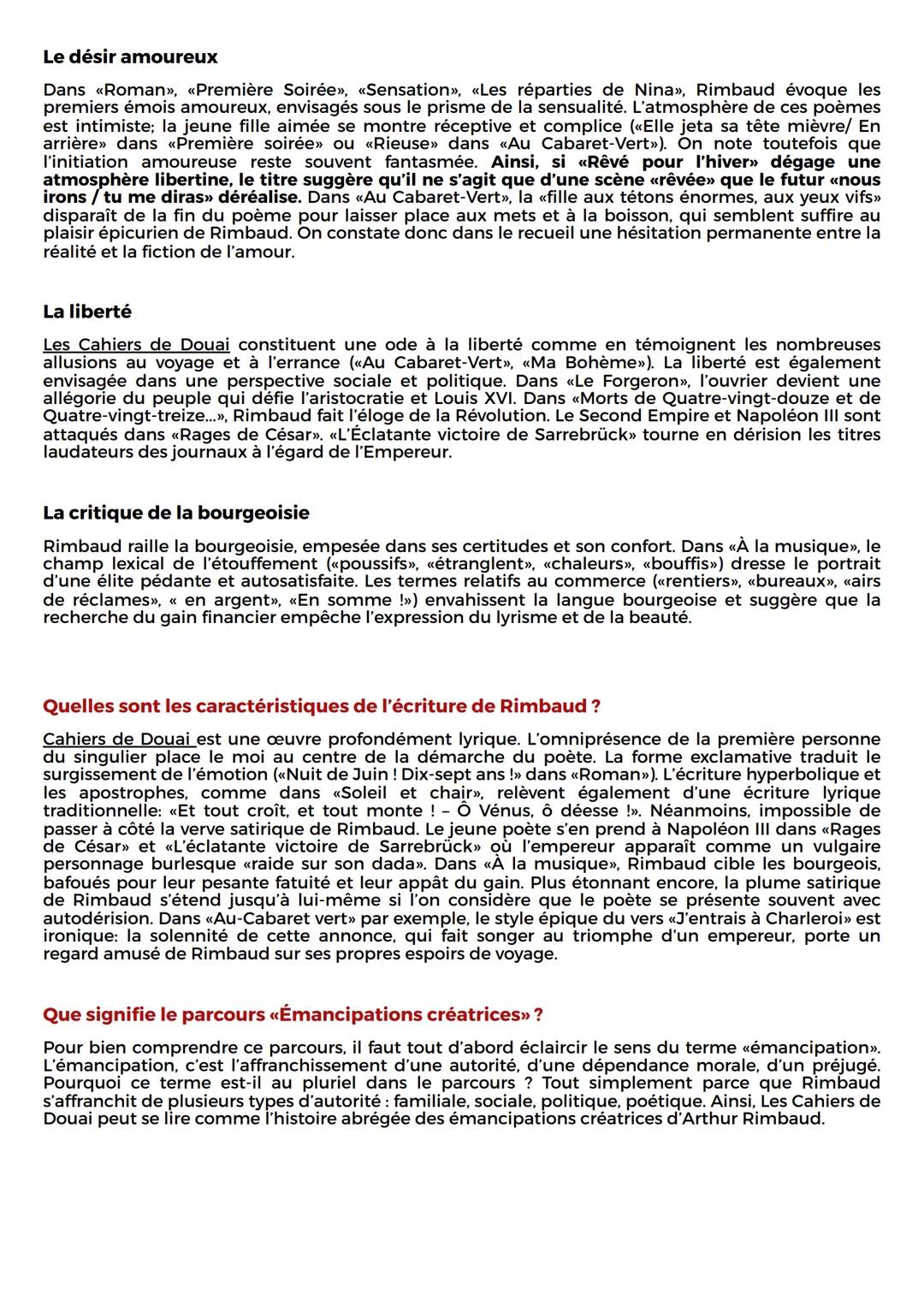 # LES CAHIERS DE DOUAI
ARTHUR RIMBAUD, 1895
Carte d'identité
Titre: Les Cahiers De Douai
Auteur: Artur Rimbaud
Date: 1895 (posthume)
G